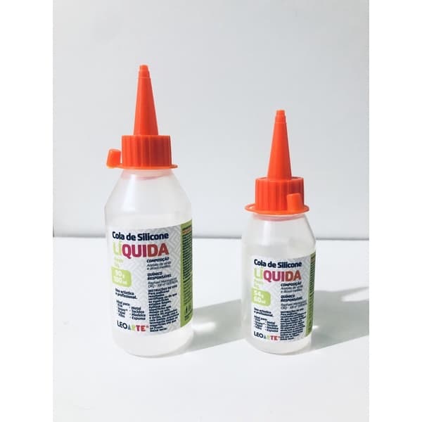 Cola de Silicone Líquida (1 Unidade) para Artesanato, E.V.A., Isopor e Tecido