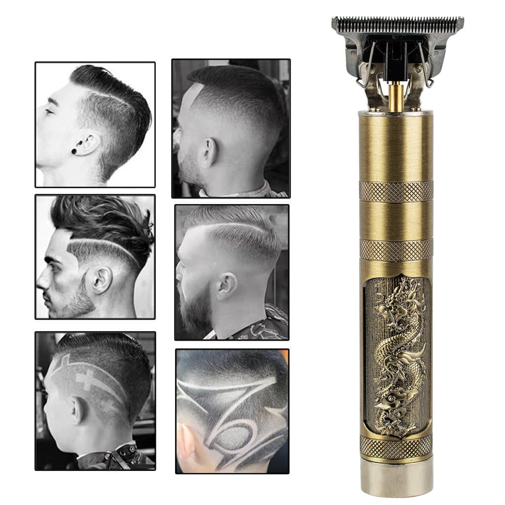Aparador De Pelos Masculino Profissional 0mm Máquina De Corte Para Acabamento De Precisão