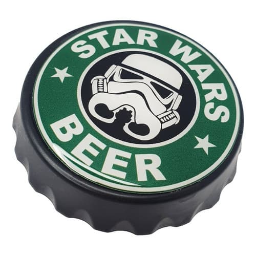 Imã Geladeira Abridor Garrafa Star Wars Beer Stormtrooper
