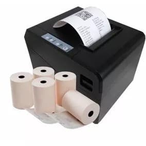 Kit  3 Bobina Termica Ato Cotep Salmao 80x40 Para Impressora Fiscal/cupom Fiscal/restaurante/loja/mercado/comercio
