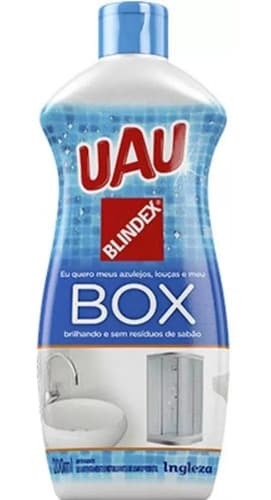 Limpa Box Uau 200ml - Aprovado Pela Blindex Limpador de Vidro Temperado