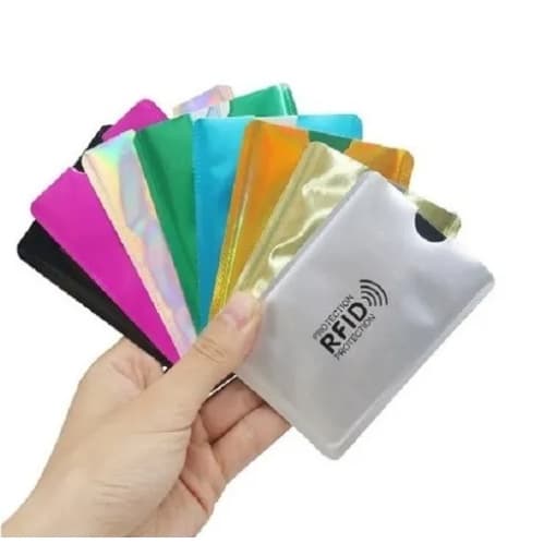 1 Capinha Protetor De Cartão De Crédito Anti Furto Rfid