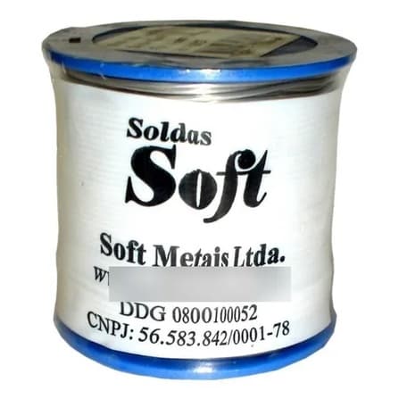 Estanho Fio De Solda 1,5mm 500g 60x40 Estanho Azul Soft Metais