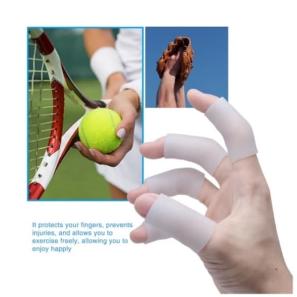 Protetores De Silicone Para Mãos Dedos 1 Par