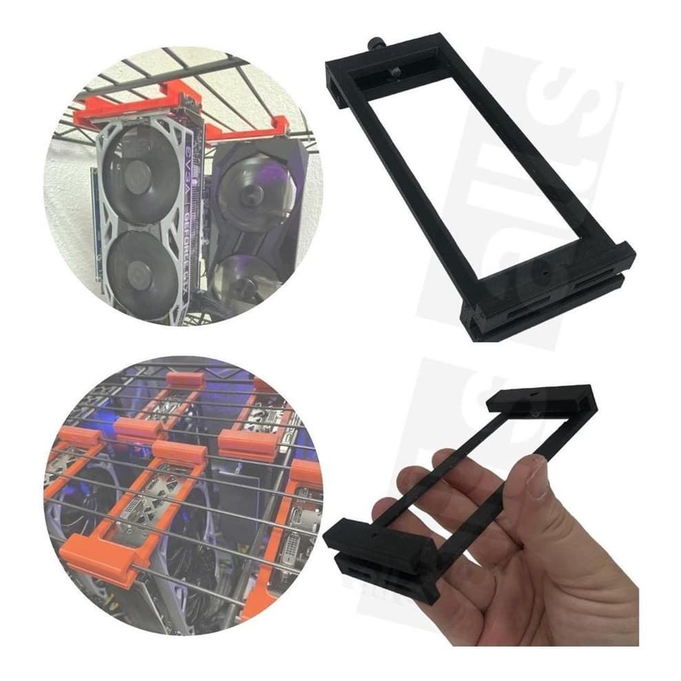 Suporte Morcego Estrutura Externa Para Gpu Mineracao Rig