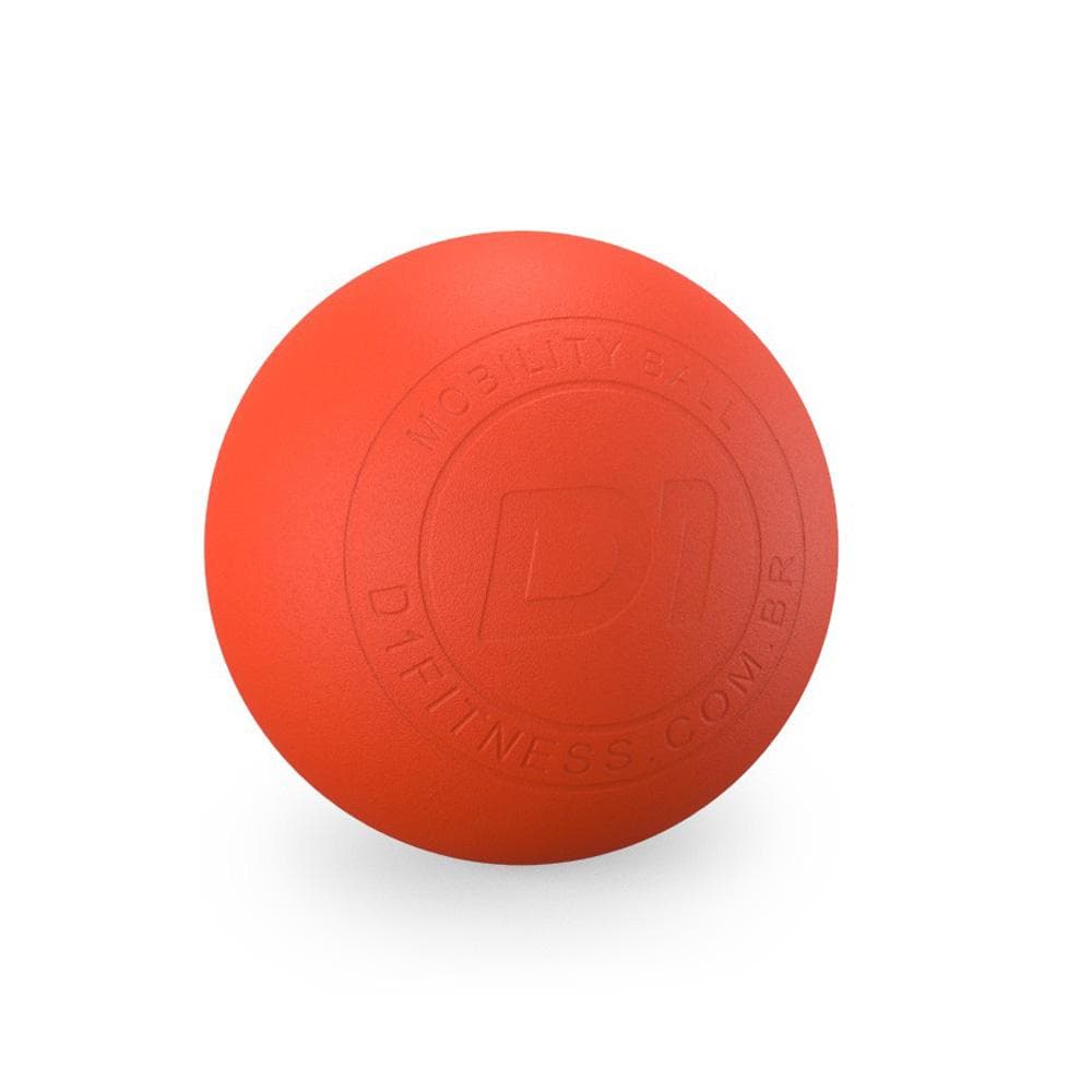 Bola de Massagem D1FITNESS Lacrosse 65mm em Borracha