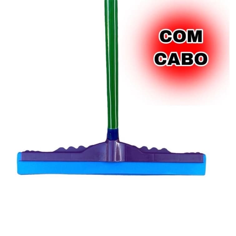 Rodo puxa e seca 40cm com cabo direto da fábrica
