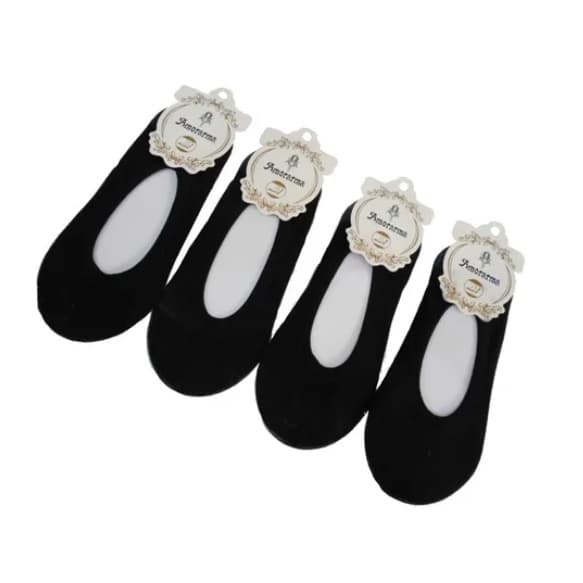 kit 6 par meias preto elásticas invisíveis sapatos femininos soquete meia feminina sapatinho cano curto