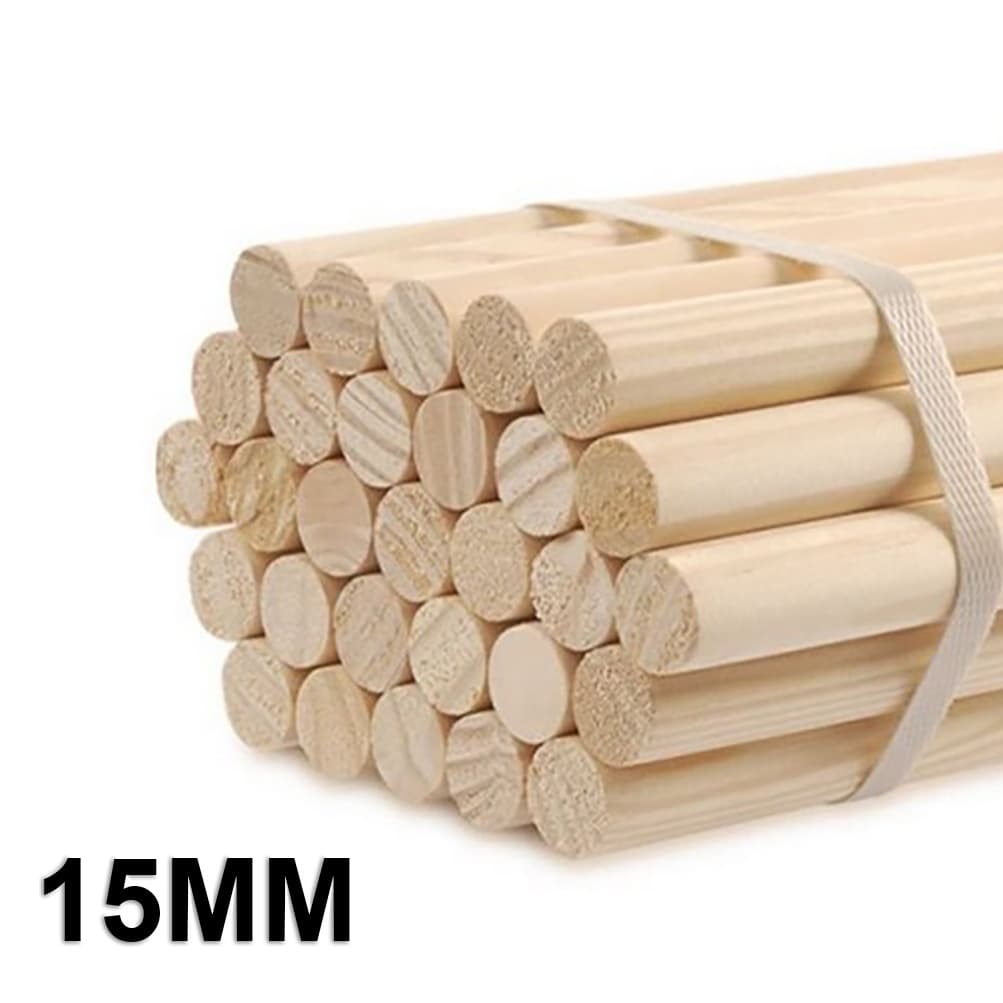 Poleiro Bastao de Madeira Pinus 10 Unidades 70cm x 15mm