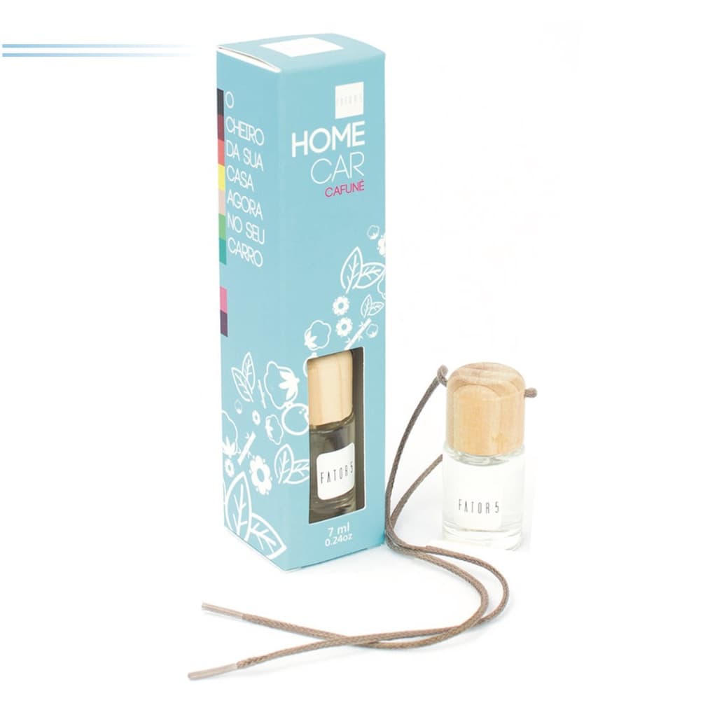 Aromatizador Carro Fator 5 Veicular Cheirinho Home Car 7ml
