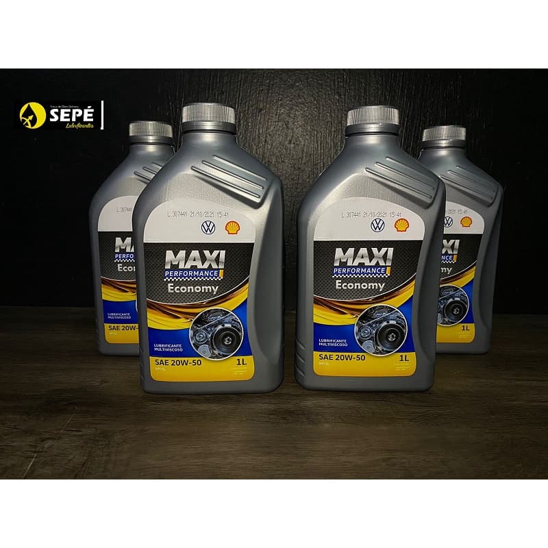 kit oleo mineral 20w50 original Volkswagen shell 4 litros