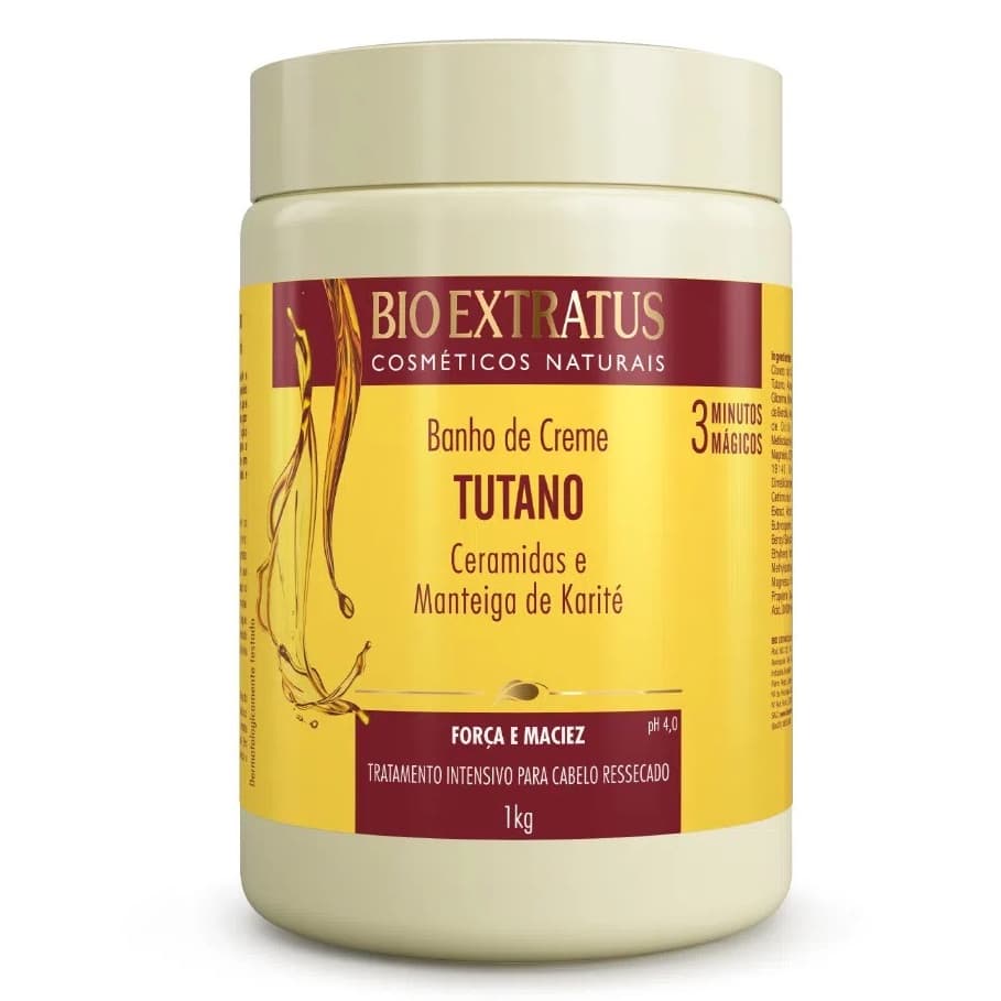 Mascara Tratamento Capilar Tutano Ceramidas 1kg Bio Extratus