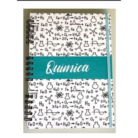 Caderno Universitário Capa Química