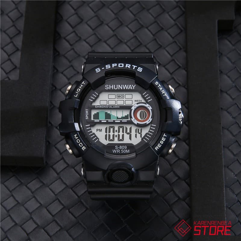 Shunway Relógios Masculinos  Digital uitas cores estão disponíveis Esportivas Prova Da água de Originais S-809