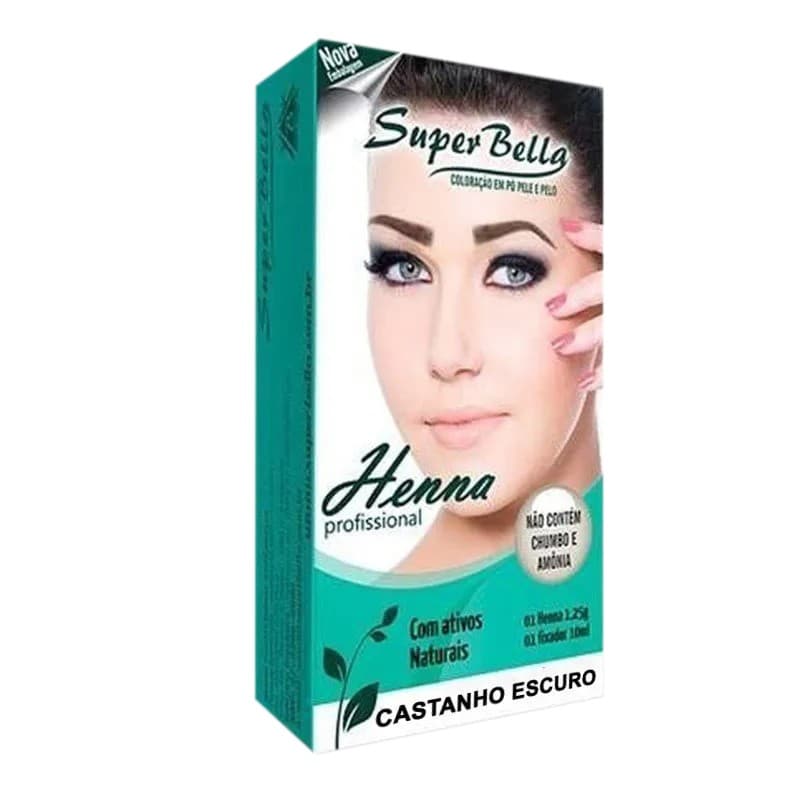 Kit Henna Para Sobrancelhas - Super Bella