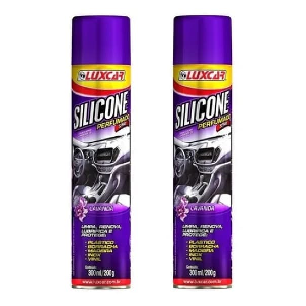 2 Silicone Perfumado Spray - Lavanda Luxcar 300 ml