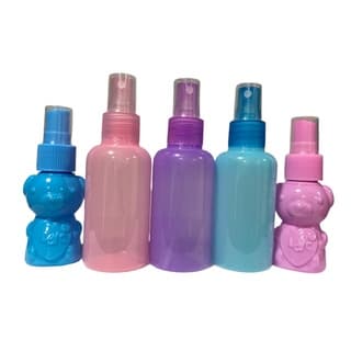Frasco Borrifador Com Valvúla E tampa Spray 60 E 30 ml Cores Sortidas