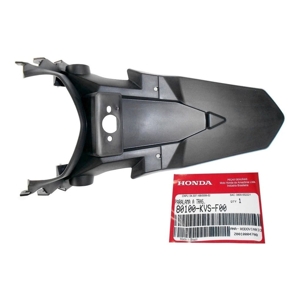 Paralama Suporte Placa Traseiro Titan Fan 150 14/15 Fan 125 Start 160 Fan 160 14/23 Original Honda