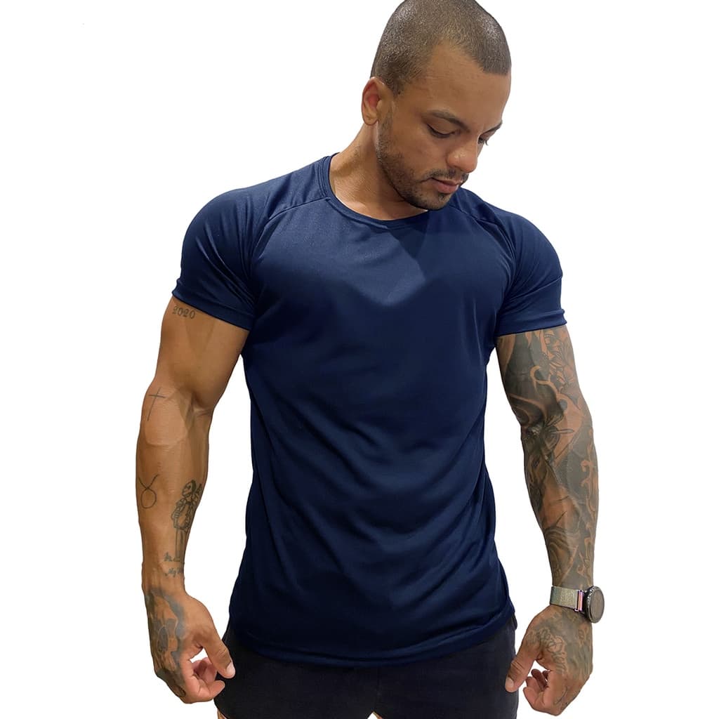 Camiseta Masculina Manga Raglan Dry Fit Bombey - LISA
