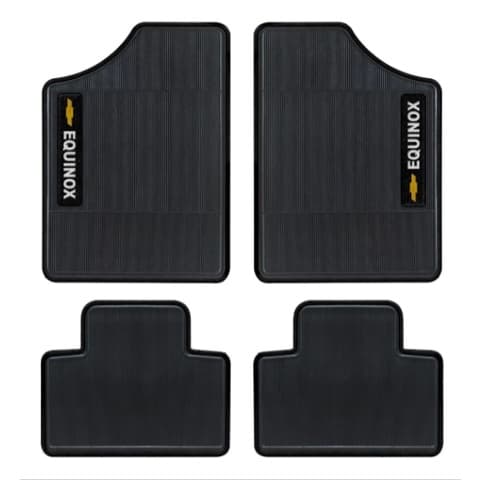 Kit 4 Tapetes De Carro Chevrolet Equinox Borracha Preto Novo