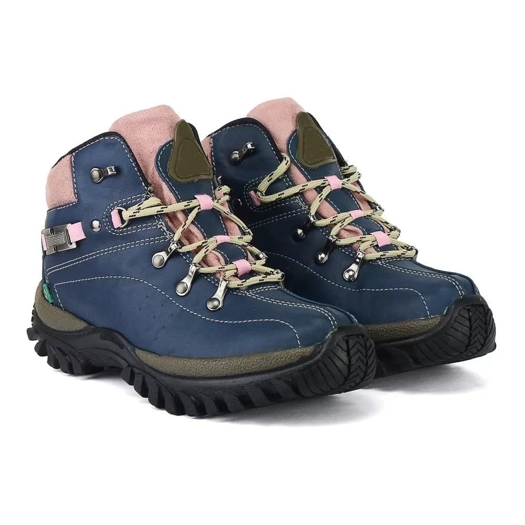 Bota Coturno Feminino Motociclista Trilha Caminhada 3 Cores