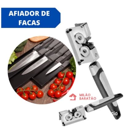 Afiador de Faca Amolador de Faca e Tesoura Aço Inox Promoção