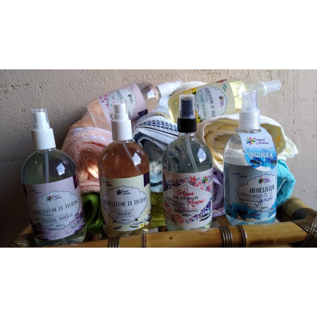 Agua Cheirosa Para Passar Roupa Spray Para Tecidos Agua Perfumada - Orquidea - 500ml