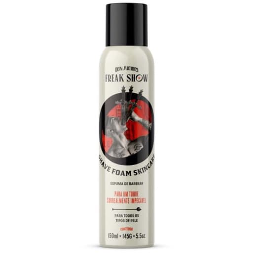 Espuma de Barbear Shave Foam Skincare Freak Show Don Alcides - 150ml