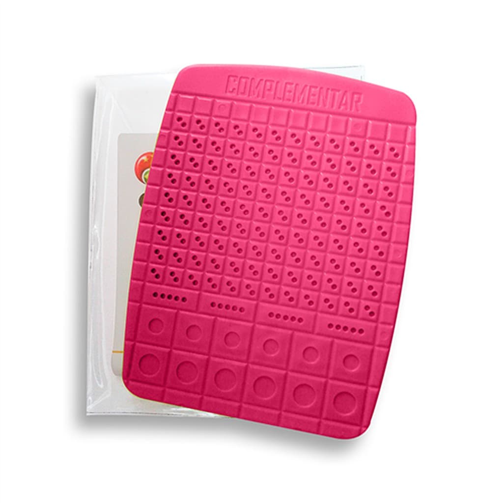 Placa Semente Auriculoterapia Pontos, Stiper Duas Faces cor pink  rosa