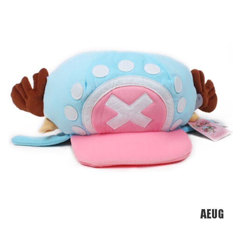 Tr Boné De Pelúcia Anime Tony Tony / Chopper / Cosplay / Chapéu De Inverno / Azul Claro