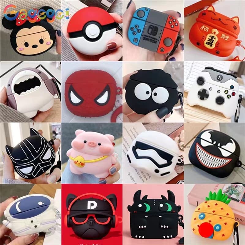 Para AirPods Pro3 Capa De Silicone Fones De Ouvido Protetora