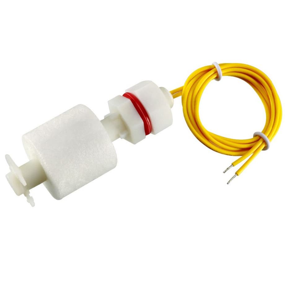 Sensor Nível De Água - Boia Vertical Pp Branco Aquário