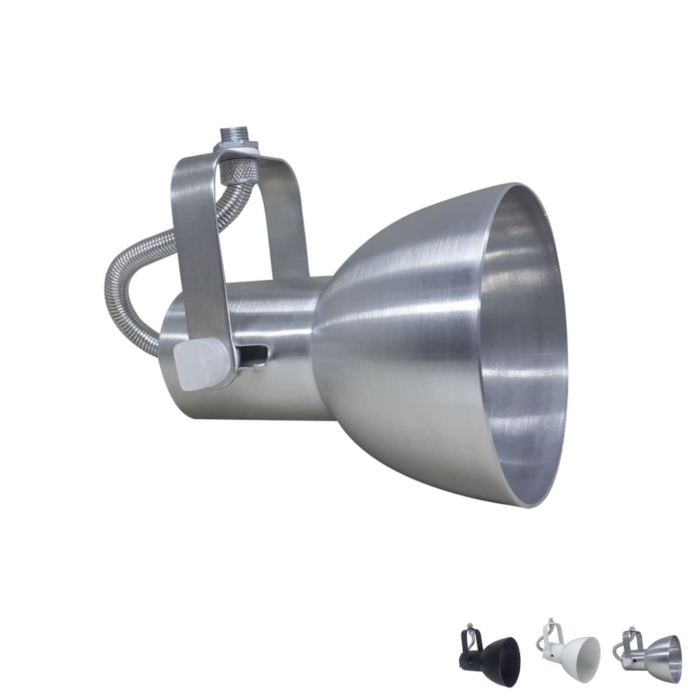 Spot Luminaria Trilho de Aluminio Lampada Bulbo LED Direcionavel Articulado E27 Bivolt Qualidade