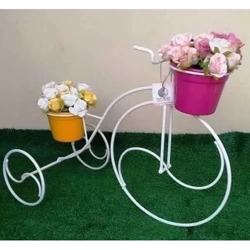 Suporte Para Vaso Bicicleta Decorativa Varanda Jardim Grande