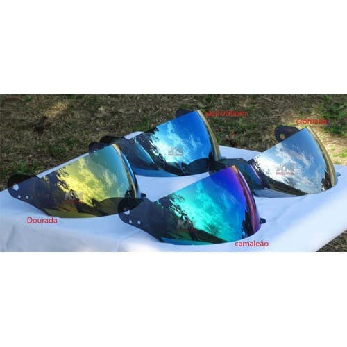 Viseira Capacete Mixs Gladiator Neo / Delta / Anúbis / Carbon X / Storm / Wolf RPM / MX2 Carbon x Storm / Cobra / Raptor