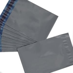 Kit 50 Envelope De Segurança Plástico Cinza Com Lacre Correios Sedex Embalagem Ecommerce