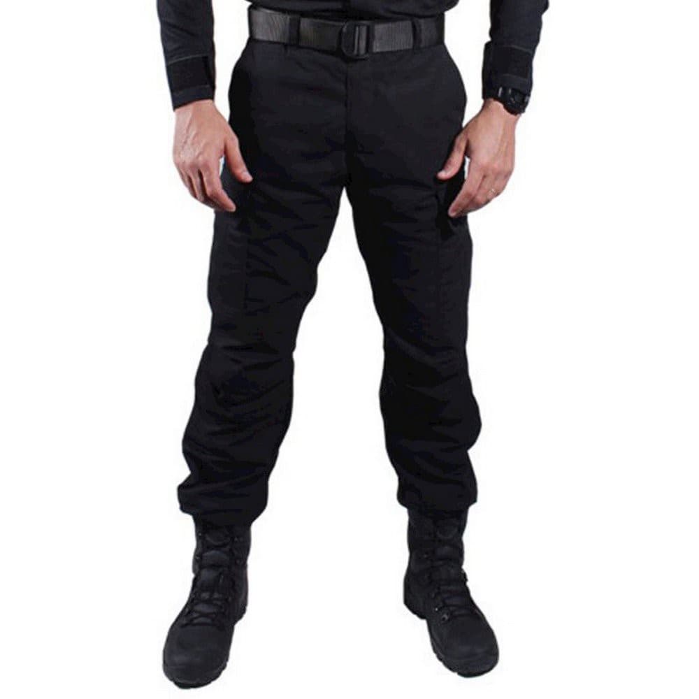 Calça Masculina Combat Tática Militar RipStop Bélica - Preta