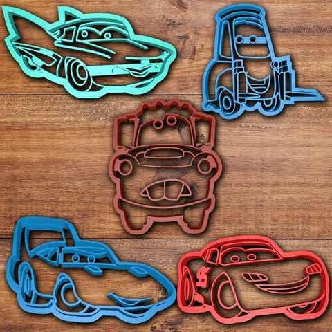 Kit Cortadores Carros 5 Peças