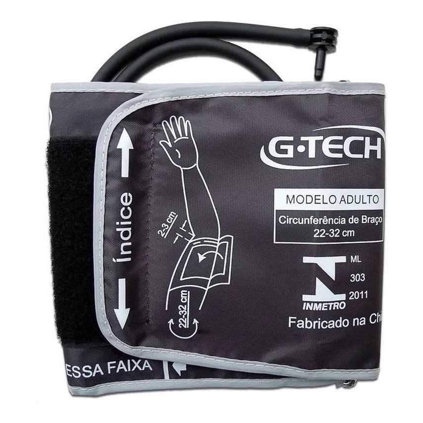 Braçadeira Para Aparelho De Pressão Digital De Braço Gtech 22-32 Cm Com Manguito