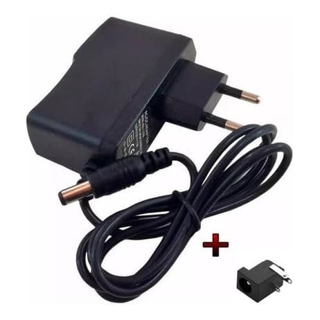 Fonte 6v 1a Cftv Estabilizada Bivolt Plug P4 2,1mm + Jack