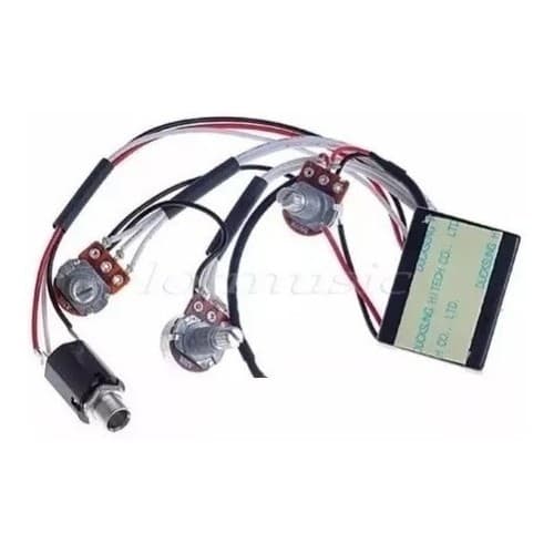 Kit Preamp Circuito Ativo Baixo 3 Potenciometros Cod800