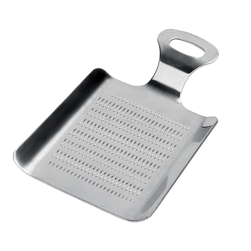 Ralador De Gengibre Japonês Inox Manual Para Alho E Temperos