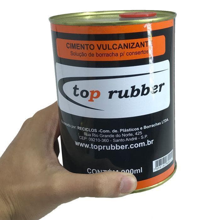 Cola Borracharia Remendo a Quente Carro Moto Bicicleta Pneu Camara Ar Top Rubber 900ml