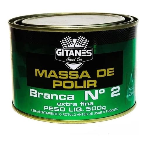 Massa De Polir NÂº2 Gitanes 500g Automotiva Polimento