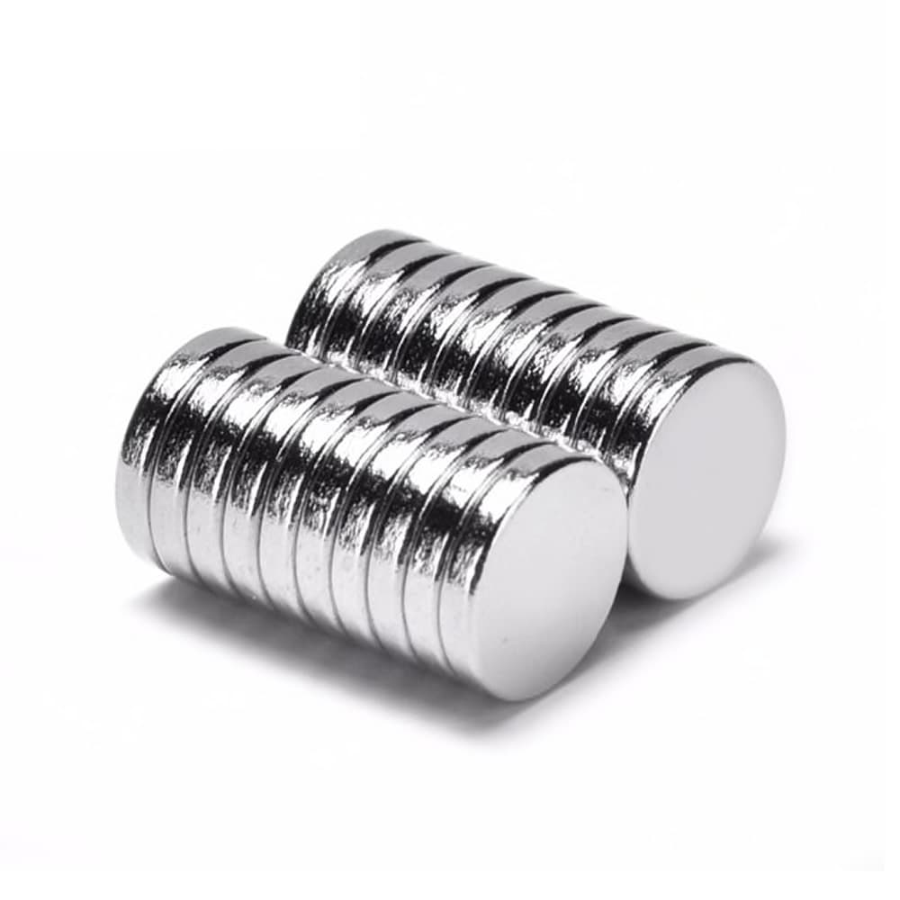 50pcs. Imã De Neodímio 10x2 Redondo Pastilha 10mm X 2mm N35