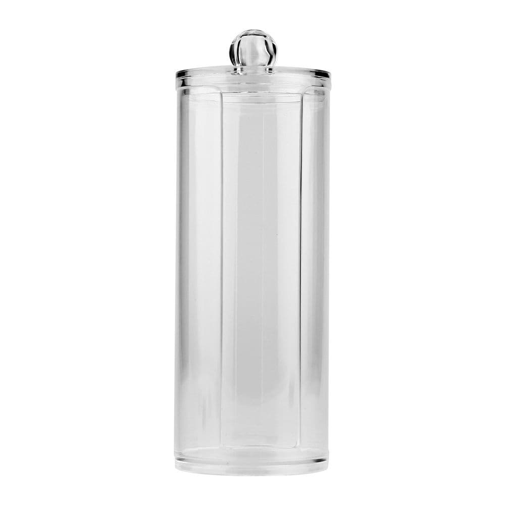 Suporte Porta Cotonete com Tampa e Porta Algodão em Acrílico Utensilios Para Limpeza De Pele