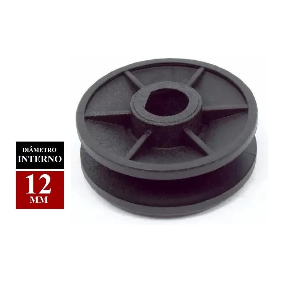 Polia Pra Motor De Tanquinho Lavadora Diversas Marcas Furo Central 12mm