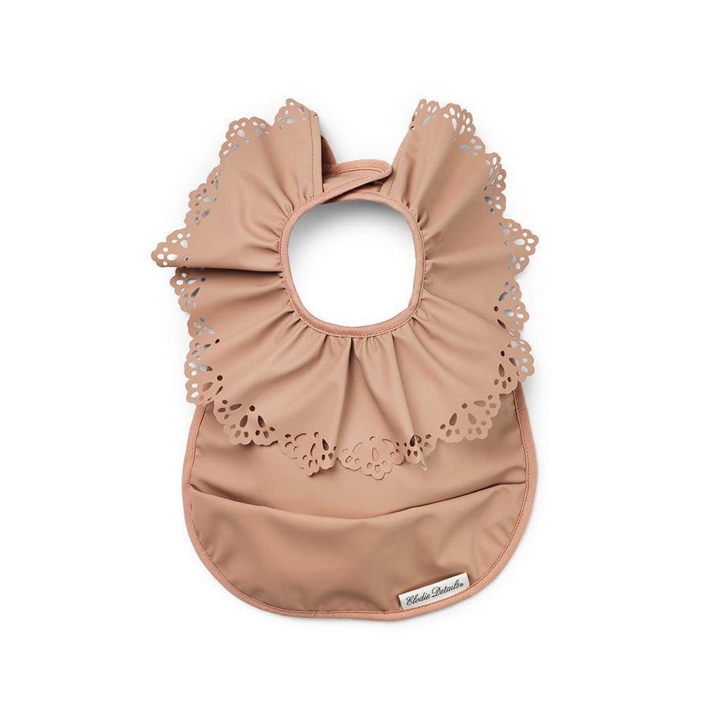Babador infantil Elodie Details impermeavel Old Pink - BLW