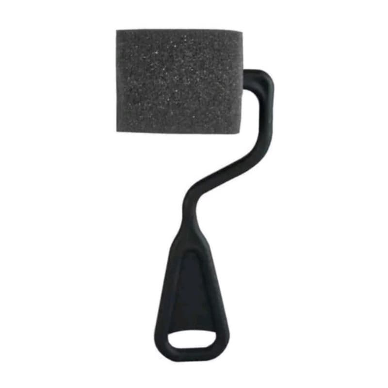 12 Rolinhos de Espuma para Pintura e Artesanato Cinza Compel Micro 4CM