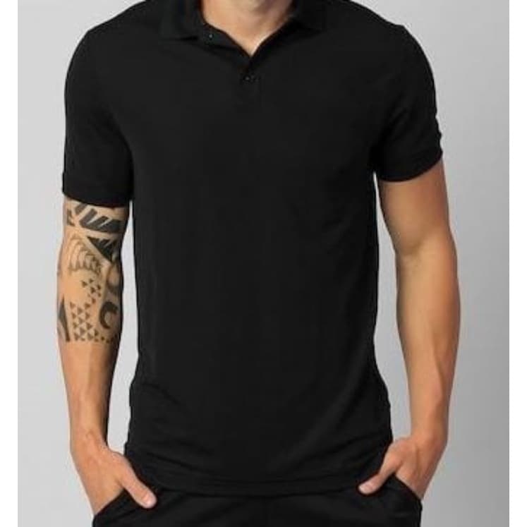 Camisa Polo Piquet 50% algodão e 50% Poliéster Plus size